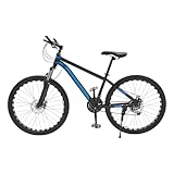 PurpleMinder 26 Zoll Mountainbike mit Top-Konfigurationen, 21 Gang-Schaltung Premium Mountainbike Erwachsene Fahrrad Jugend Mountainbike mit Vollfederung Speichenräder Scheibenbremsen