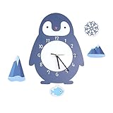 ORFOFE 1Stk Wanduhr für Kindergarten kinderzimmerdeko room Decoration kinder-Uhr Dekoration kinderzimmer wall clock läutende Wanduhr Schlafzimmer Uhr Kindergarten Uhr Cartoon-Wanduhr