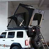 Dachzelt mit Hartschale, einfach aufzubauendes großes Pop-up-Zelt for Camping mit 2–3 Personen, Autodach-Campingzelt for Jeep, SUV, Pickup, Van, Auto, Campingzelt