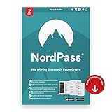 NordPass Premium – 2-Jahres-Abo für Passwort-Manager – Passwort-Manager-Software mit Top-Verschlüsselung, Datenleck-Scanner, sicherer Passwortfreigabe, Passwort-Generator