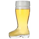 Lily's Home Bierstiefel, Das Boot Beerfest Bierglas, großer Oktoberfest Bierkrug - 2 Liter