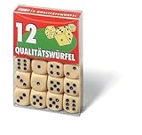 Ravensburger 27097 - 12 Würfel in Klarsichtbox, Spielzubehör, für die ganze Familie, Qualität