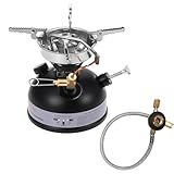 Jemora Tragbarer Outdoor-Camping-Mini-Benzinkocher, flüssiger Brennstoff, Diesel, Ölkocher