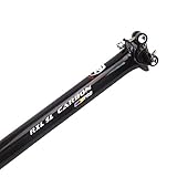 sattelstütze Carbon 31.6 RXL SL Mountainbike sattelstütze Fahrrad sattelstütze schwarz Carbon sattelstütze rennrad 3K Glänzend MTB sattelstütze 31.6 * 400mm