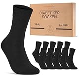 10 Paar Diabetikersocken für Herren & Damen ohne Gummibund...