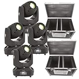 AFX BEAM1R-MKII Moving Head 100 W inkl. Flightcases, 4 Stück