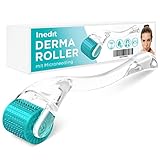 Dermaroler - Microneedling- (192 ECHTE NADELN) - Professionelles Microneedling für Gesicht und Haare - Effektivste Pflege für Männer und Frauen - NEUES DESIGN AUS GUTE QUALITÄT