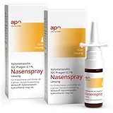 apodiscounter Xylometazolin 0,1% Nasenspray (2x 10ml) - Abschwellend & schnell lindernd bei Erkältung und Schnupfen - Für Erwachsene & Kinder ab 6 Jahren