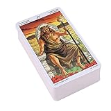 Minimew 78PCS Spielkarte, Brettspiel, Rad des Jahres lesen Schicksal Tarot-Karte für den persönlichen Gebrauch Brettspiel
