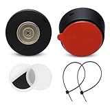 wasserdichte Hülle, Case kompatibel mit AirTag | Magnetische Halterung & Schutzcase mit N52 Magnet | Mit Klebefläche & Kabelbindern – robust & langlebig (Tracker Nicht enthalten)