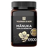 Watson & Son Manuka Honig MGO 600+ 500g | Premium Qualität aus Neuseeland