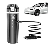 Tragbarer Wasserkocher für Auto, 500 ml, Auto-Warmwasserbereiter für Kaffee, vollautomatische Auto-Kaffee-Isolationsheizung, flexible Temperatureinstellungen