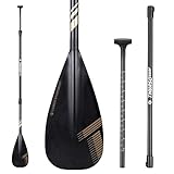 THURSO SURF Carbon Hybrid SUP Paddel Carbonfaserschaft Paddel Board Paddel Kajak Paddel Konvertierbar 3-teilig Verstellbar 180-220 cm Leicht Schwimmend Hervorragende Leistung (SUP Paddel)