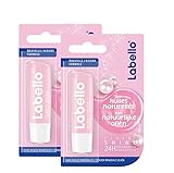 NIVEA Labello Cherry Shine (2 x 5,5 ml), Lippenbalsam angereichert mit natürlichen Ölen und glänzenden Pigmenten, Lippenpflege, langanhaltende Feuchtigkeit für 24 Stunden