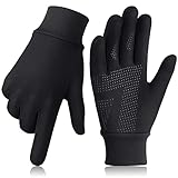 HASAGEI Touchscreen Handschuhe Fleece Laufhandschuhe Herren Damen Sport Handschuhe Winterhandschuhe Warme Winddichte Handschuhfutter für Fahrrad,Laufen, Wandern,Fahren