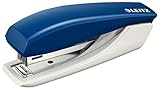 Leitz Mini-Heftgerät, Für 10 Blatt, Ergonomische Form, Blau, NeXXt-Serie, 55170095