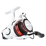 Abu Garcia Max Pro Size 3000 Spinn-Angelrolle, Hochleistungs-Süßwasserrolle, A-symmetrischer Carbonrahmen und Rotor, langlebige und leichte Konstruktion, max. Zugkraft von 6,4 kg | 6,4 kg