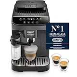 De’Longhi Magnifica Start - Perfetto Kaffeevollautomat mit LatteCrema-Milchaufschäumer, 4 One-Touch-Getränke, Cappuccino, Espresso Kaffeemaschine, Soft-Touch-Bedienfeld, Dunkelgrau (ECAM292.52.GB)