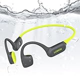 LOBKIN Kopfhörer Schwimmen,IPX8 wasserdichte Unterwasser Knochenschall Kopfhörer Bluetooth 5.4,Open Ear Bone Conduction Headphones mit MP3 Player 32G, Kabellos für Schwimmen,Laufen,Radfahren