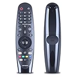 Ersatz AKB75855501 Voice Magic-Fernbedienung kompatibel für LG Magic Smart TV-Fernbedienung AN-MR20GA AN-MR19BA AN-MR18BA mit Netflix- und Prime Video-Shortcut-Tasten