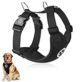 SlowTon Hundegeschirr für Hunde, No Pull Sicherheitsgeschirr Kleine Mittlere Hunde Brustgeschirr Dog Harness Weich Gepolstert Atmungsaktiv