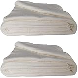 Baumwoll-Quiltwatte zum Nähen von Quilt-Stoffen füllwatte für kuscheltiere waschbar kunstschnee volumenvlies (2 pcs 1.14 * 1.52 m)