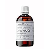 Avocadoöl kaltgepresst 100ml - 100% reines Öl (Persea Gratissima) von wesentlich.