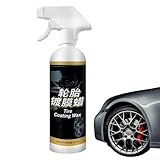 Generisch Auto Reifen Glanz Spray | 500ml Kraftfahrzeug Reifen Reinigungsprodukt | Auto Pflegespray,Für PKW Wohnmobile SUV Detailer Autoliebhaber Flottenmanager Fahrzeugpräsentation Wartung Vorberei