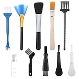 Bewudy 10 Stück Antistatische Bürste Reinigungsbürsten Set, Nylon Computer Reinigungs Set Tragbare Tastaturbürste Computer Reinigungsbürste Für Tastatur Laptop Leiterplatte Motherboards Kamera