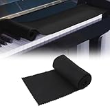 Klavier abdeckung, Staubschutz für Klaviertastatur, Klavierabdeckung Klaviertastatur, Klaviertastatur Staubschutz, Tuch für 88 Tasten, elektronische Tastatur, Digital-Piano, 125cm*15cm