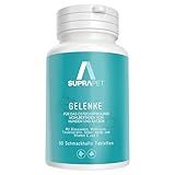 Suprapet Gelenke Für Hunde und Katzen 30 Tabletten à 1 g - mit Glucosamin, Chondroitin, MSM und Vitamin C.