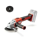 Einhell Akku-Winkelschleifer AXXIO 18/125 Q Li-Solo Power X-Change (18 V, 125 mm Scheibendurchmesser, 33 mm Schnitttiefe, Brushless, Quick-Fix-Nut, ohne Trennscheibe, ohne Akku)