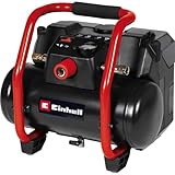 Einhell Akku-Kompressor TE-AC 36/150 Li OF-Solo Power X-Change (36 V, max. 8 bar, 6 l Tank, 150 l/min Ansaugleistung, Manometer, ölfrei, ohne Akku)