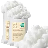 EVE Textile® 1 kg Füllwatte für Kissen Flauschiges Füllmaterial & Stopfmaterial Kissenfüllung, Bastelwatte, Stoff Füllung für Kissen, Stofftiere & Kuscheltiere Öko-Tex 100 Zertifiziert
