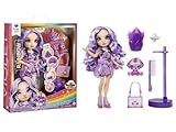 Rainbow High Modepuppe mit Schleim & Haustier - Violet (Lila) - 28 cm Schimmernde Puppe mit Glitzerschleim, Magischem Haustier und Modeaccessoires - Kinderspielzeug - Ideal für 4-12 Jahre
