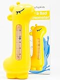 TipTopKids Baby Badethermometer | Perfekte Badetemperatur | Bruchfest Solid & Robust | Wasserthermometer für sicheren Badespaß | Badewanne - BPA frei