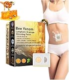 Bee Venom Lymphatic Drainage Slimming Patch,Bee Venom Slimming Patches, Cvreoz Bee Venom Slimming Patch,Suitable for Use by Individuals of All Ages,Skin Care for Girls&Wome (1 Box)