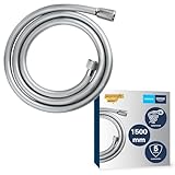 GROHE Vitalioflex Comfort, Duschschlauch (1500 mm, druckbeständig, knickfest, universaler Anschluss), chrom, 28743002