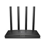 TP-Link Archer C88 Dualband Gigabit WLAN-Router (1300Mbit/s 5GHz + 600Mbit/s 2,4GHz, 4 Gigabit LAN-Port, MU-MIMO, WPA3, Gast-Netzwerk, Unterstützt keine DSL-Funktion