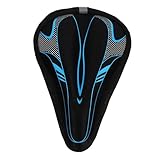 Toddmomy Gel Fahrradsattelbezug Atmungsaktiv Weich Gepolstert Mountainbike Sattelüberzug Komfortable Fahrradsitzauflage Leicht Langlebig Geeignet für Rennrad Trekkingrad