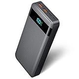 Power Bank 26800mAh Externer Handyakku: 22,5W PD20W Schnell Aufladende Powerbank USB C mit LED Display 3 Ausgängen & 2 Eingängen Tragbares Ladegerät für Smartphones