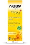 WELEDA Calendula Wind- und Wetterbalsam, 30 ml: Schutz und Beruhigung für Baby- und Kinderhaut, Ointment