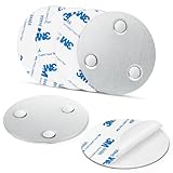 Wukong 6 Stück Rauchmelder Magnethalter Ø 70mm für Mini-Feuermelder, 3M Selbst-Klebepads mit Magnethalterung – ohne Bohren und Schrauben, für alle gängigen Rauchmelder und Feuermelder