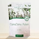 VivaNutria Camu Camu Pulver 500g I Camu Camu Vitamin C Pulver hochdosiert I Camu-Camu als Superfood Pulver für Smoothies Shakes Müslitopping uvm. I natürliches Vitamin C I vegan