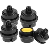 Ciieeo Luftkompressor Ansaugfilter 20mm Gewinde 4 Stück Kunststoffgehäuse Kompressor Ersatzteile für Ölfreie Luftkompressoren