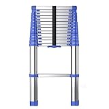 Ausziehleiter aus Aluminium, Teleskop-Design für Dachzelt, 8 m mit 150 kg Tragkraft