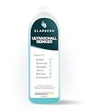 KLARBERG® Ultraschallreiniger Konzentrat 750 ml – Reinigungskonzentrat für Ultraschallbad | Citrusduft | Hautfreundlich | Made in Germany | Für Brillen, Schmuck, Uhren & mehr I Mischverhältnis (1:50)