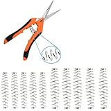 LMOGWL 10-Stück Ersetzen Sie Federn, Gartenscheren ersetzen Federn, Spiralfederteile, verwendet für Gartenscheren Federn, ersetzen Sie Schnittscherenteile, verbessern Sie die Schnittleistung (4/4.8cm)