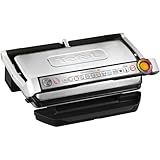 Tefal OptiGrill+ XL | Kontaktgrill mit automatischer Temperatur-Anpassung | 9 automatische Programme | XL-Grillfläche | inklusive Backschale | GC724D12