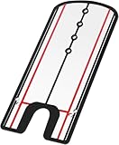 HH-GOLF Golf-Putting-Ausrichtungsspiegel, tragbare Putting-Trainingshilfe, verbessert Ihre Putting-Setup, 14,5 cm x 31 cm